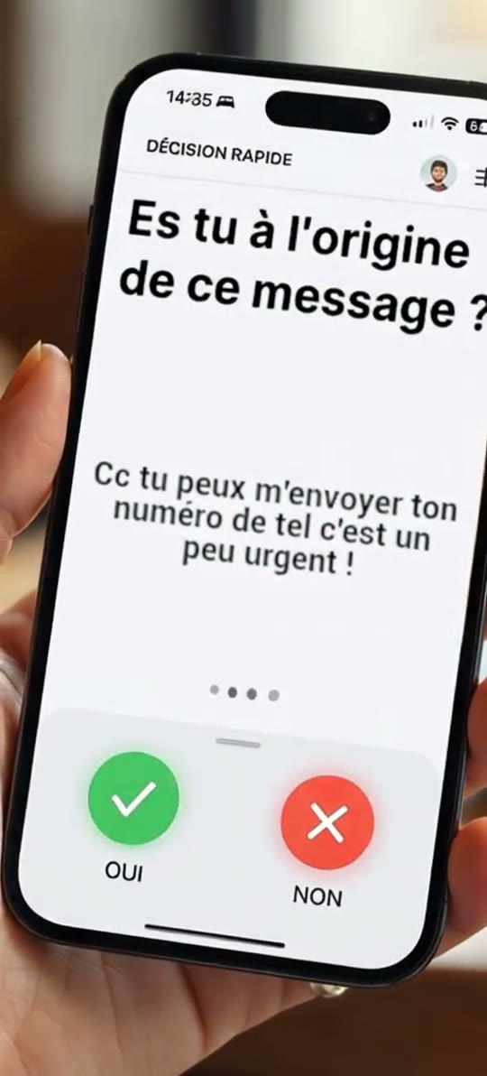 Une demande de confirmation affichée dans Easytiou